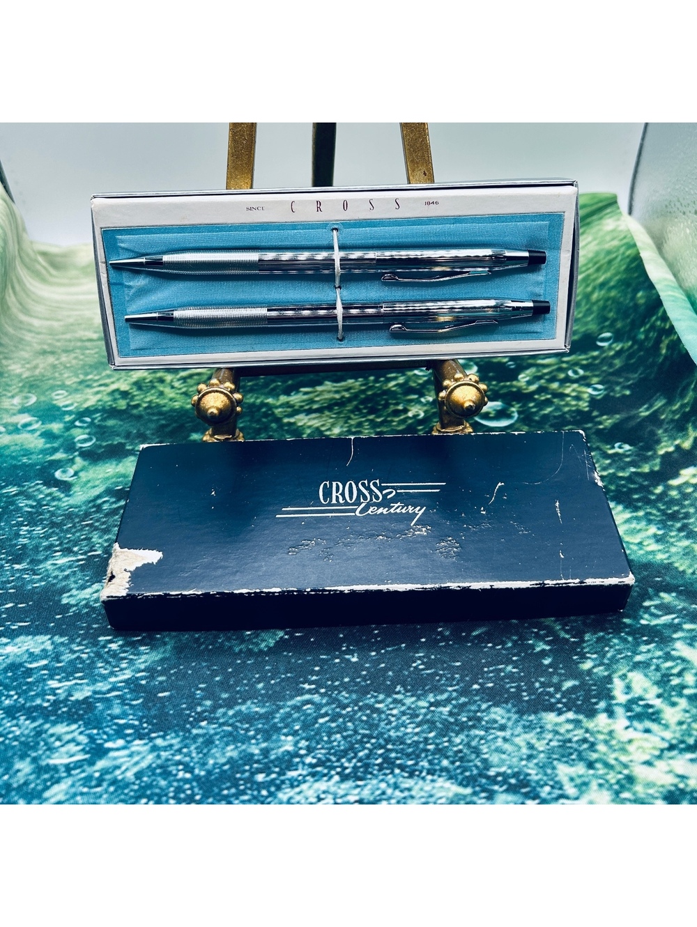 Vintage CROSS Classic Century Chrome Pen & Pencil Set - Made in USA